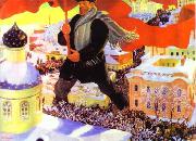 Boris Kustodiev Bolshevik France oil painting artist